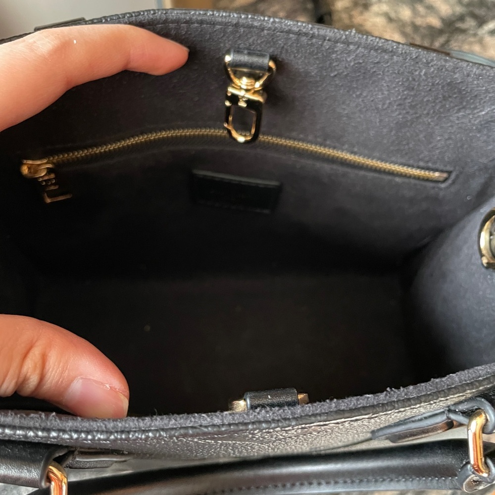 Black Monogram Tote Bag - Picture 6 of 11